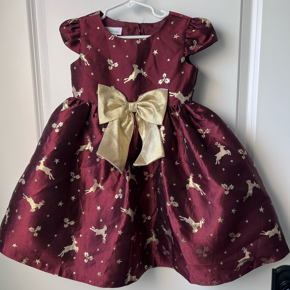 Bonnie Jean Christmas Dress Size 5